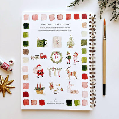 Christmas  Watercolor Workbook