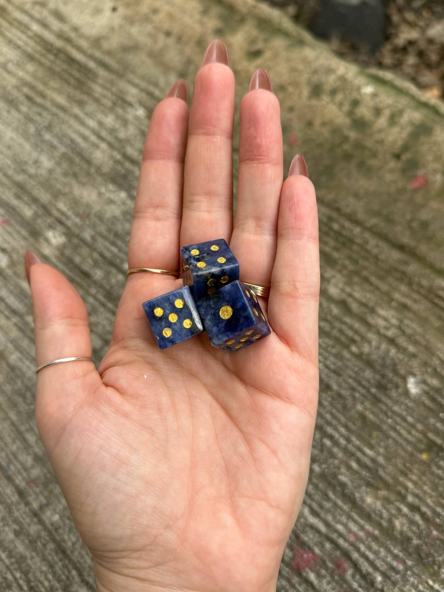 Sodalite Dice
