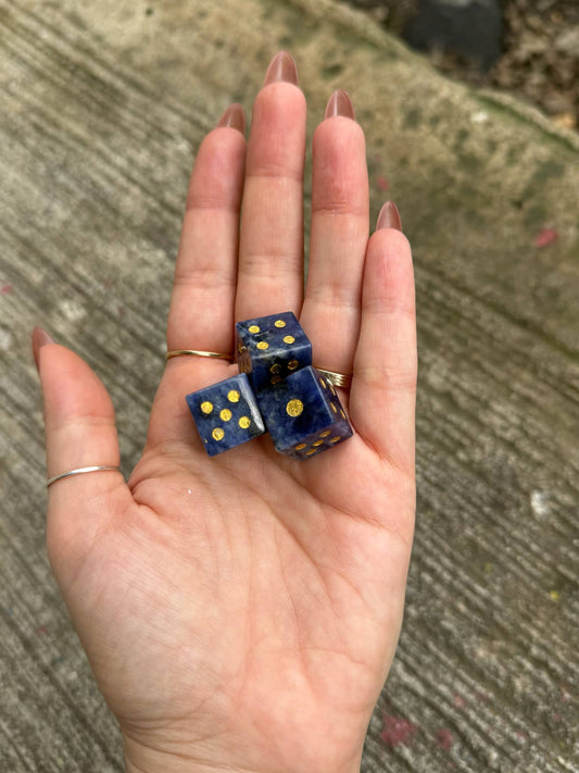 Sodalite Dice