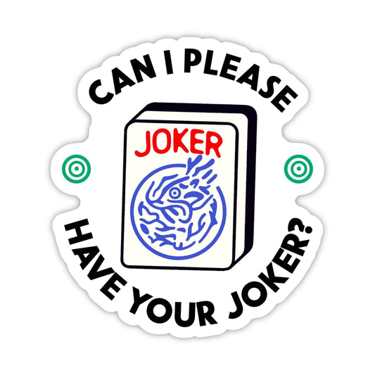 Can I Please Have Your Joker? Mahjong Sticker