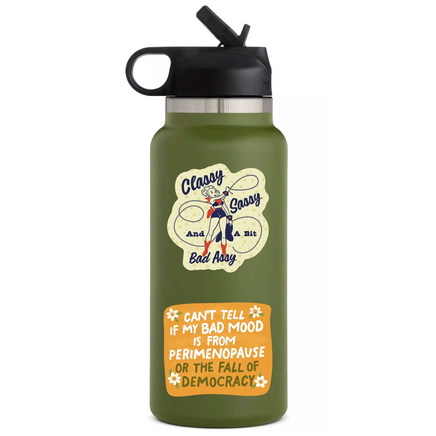Bad Mood Politics Perimenopause Sticker