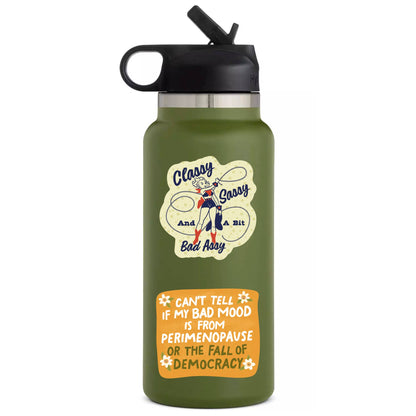 Bad Mood Politics Perimenopause Sticker