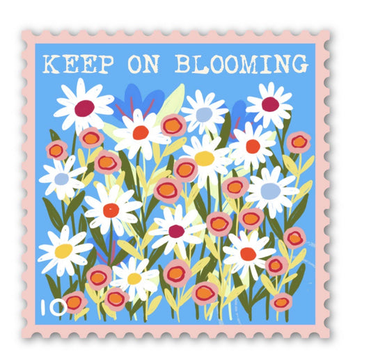 Keep On Blooming Sticker