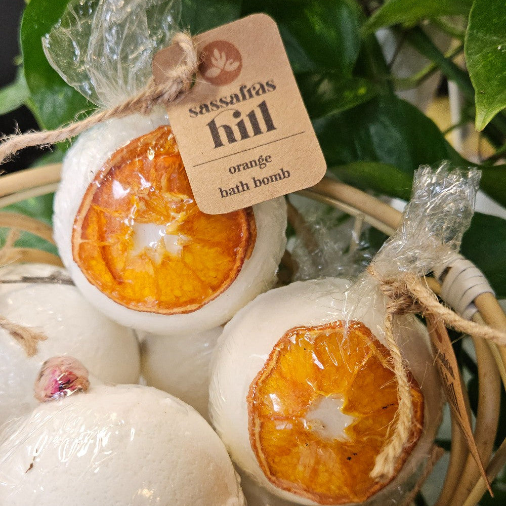 Bath Bomb | Orange | Sassafras Hill | 7|174