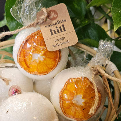 Bath Bomb | Orange | Sassafras Hill | 7|174