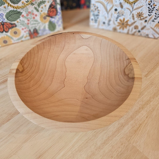 Maple Bowl | 2019-922 MB|92, Wood Bowl | Hard Maple, bowls for breasts, pickup at The Local Bevy, Springfield MO, local artists