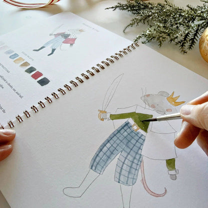 Nutcracker  Watercolor Workbook