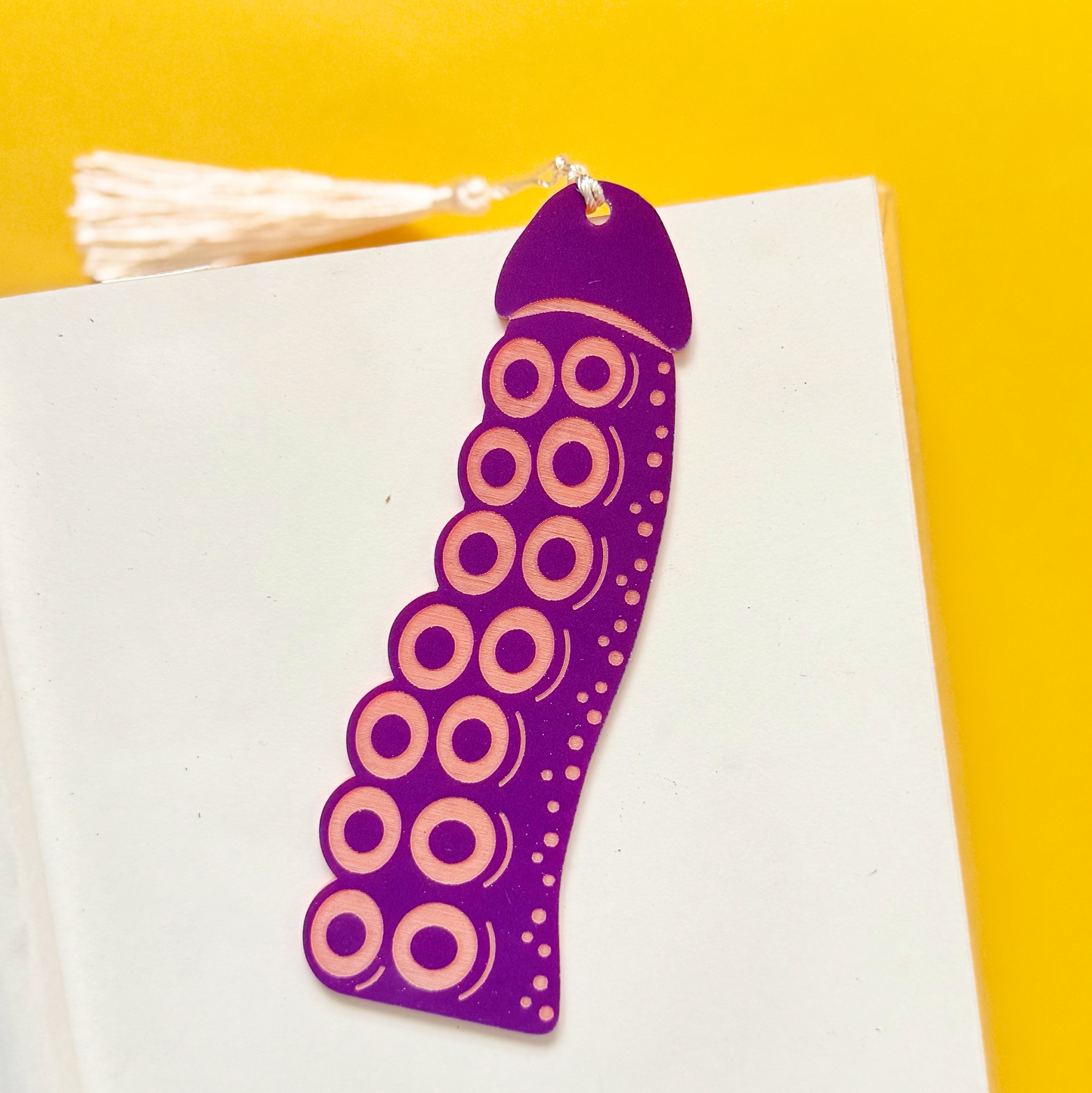 Tentacle Cockmark Bookmark: Teal