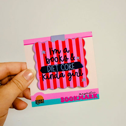 I'm A Books & Diet Coke Kinda Girl Magnetic Bookmark
